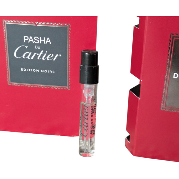 Cartier Pasha Edition Noire and Declaration Parfum Samples 1.5mL 0.05 fl oz - Picture 2 of 10